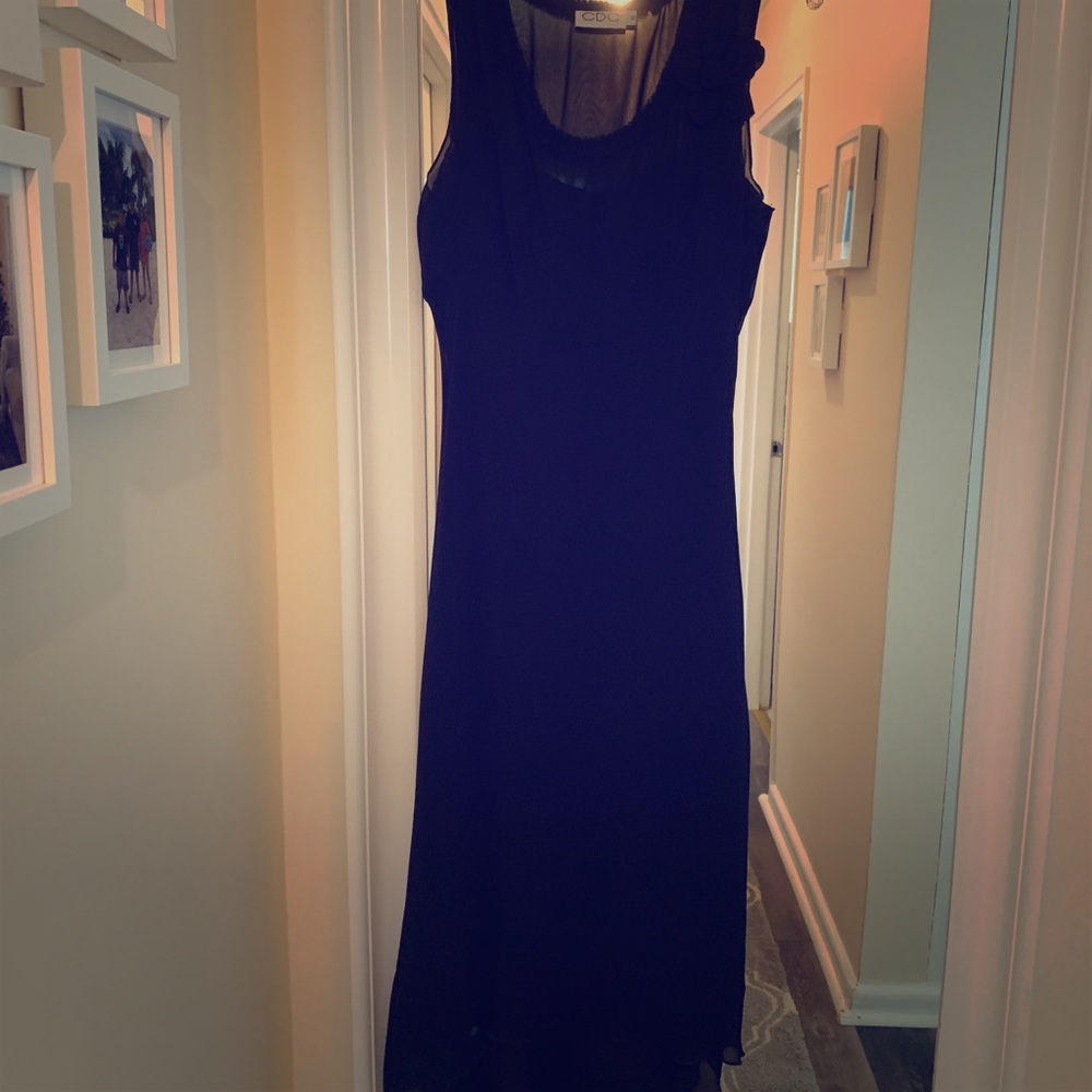 CDC Black Slip Dress size 10